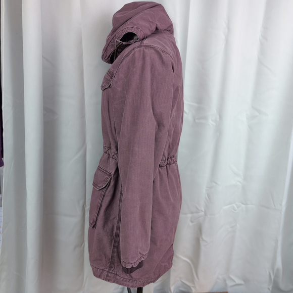Women's Carhartt Fryeburg Lavender Insulated Hooded Coat Medium - Picture 5 of 8